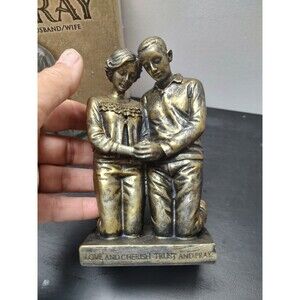 Called To Pray  By Dickson - Husband Wife Love And Cherish Figurine EUC